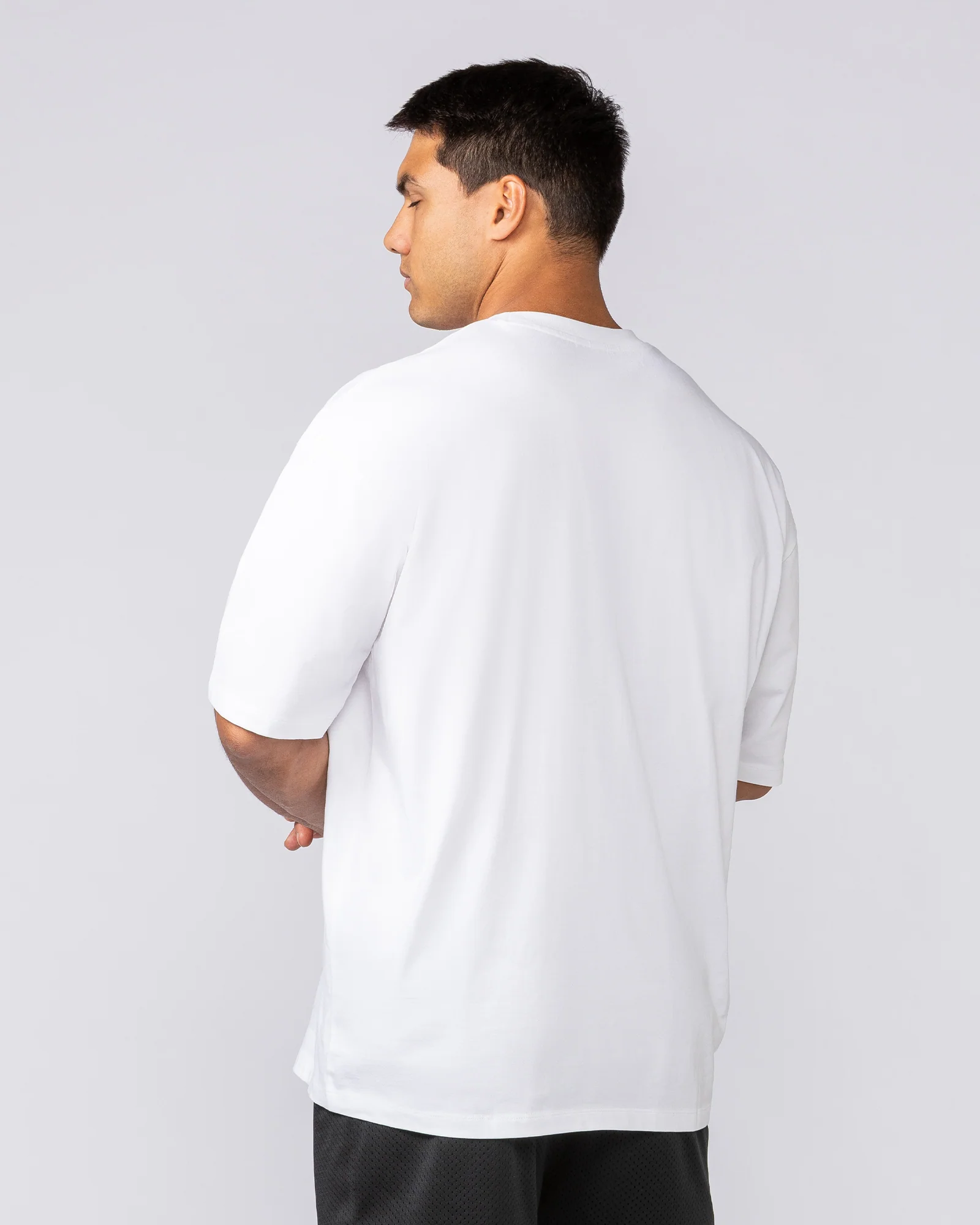 Varsity Training Oversized Tee - White - Image 4