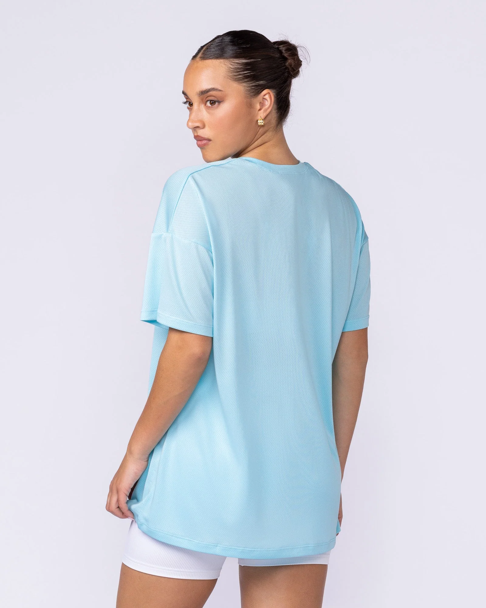 Womens Relaxed Training Tee - Lagoon - Image 2