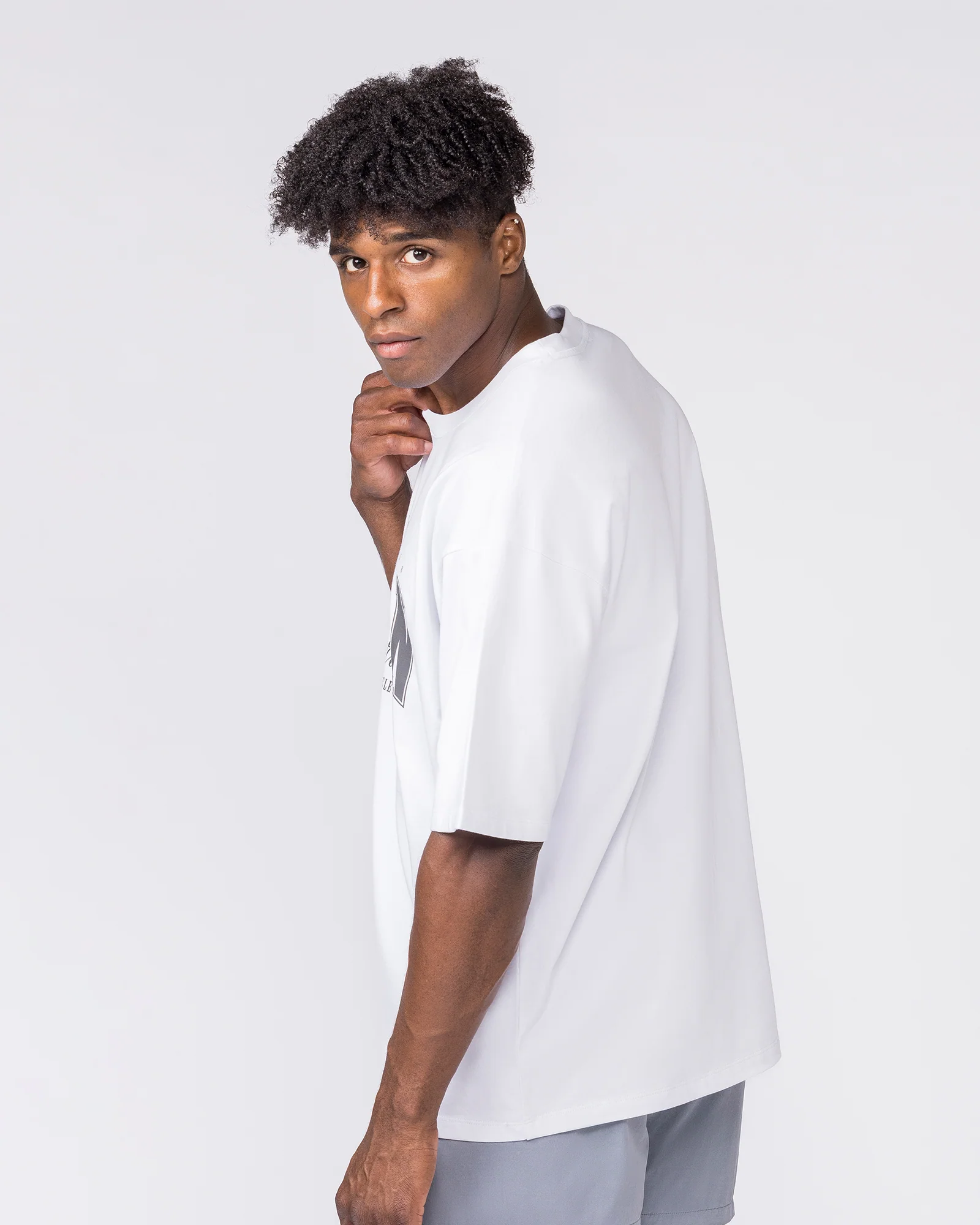 Worldclass Oversized Tee - White - Image 2