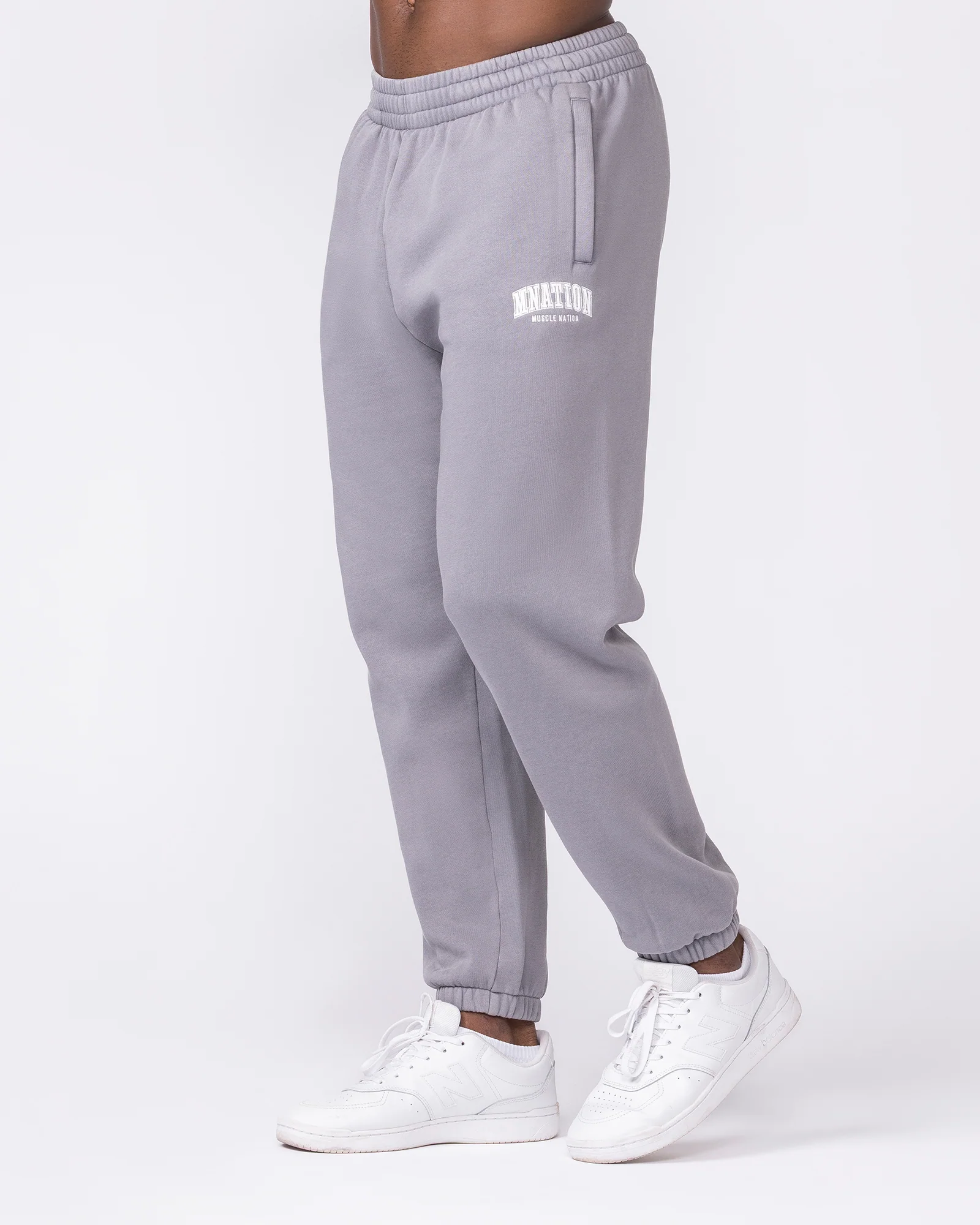 Worldclass Vintage Trackies - Washed Cement - Image 4