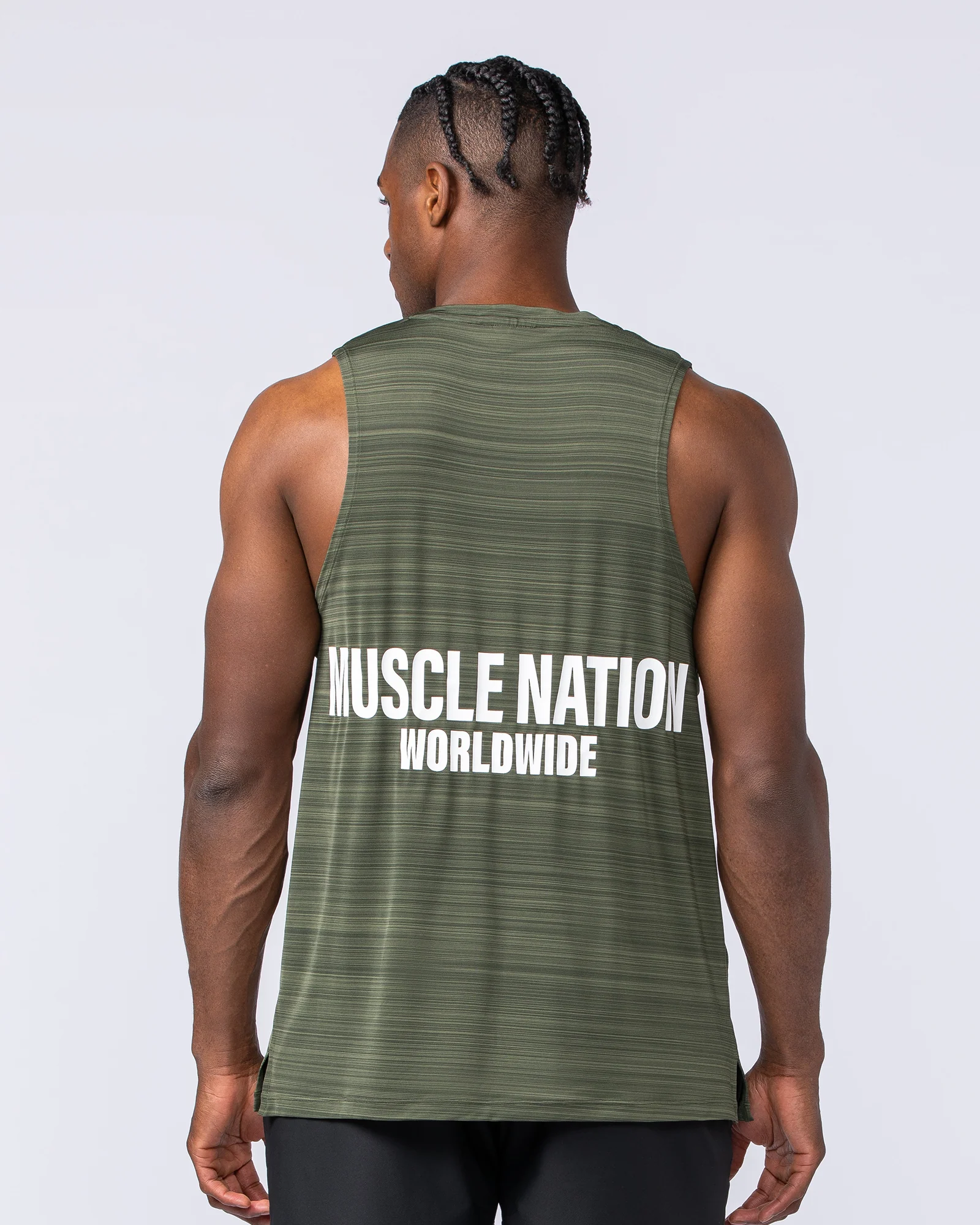 Worldwide Active Tank - Dark Khaki - Image 4
