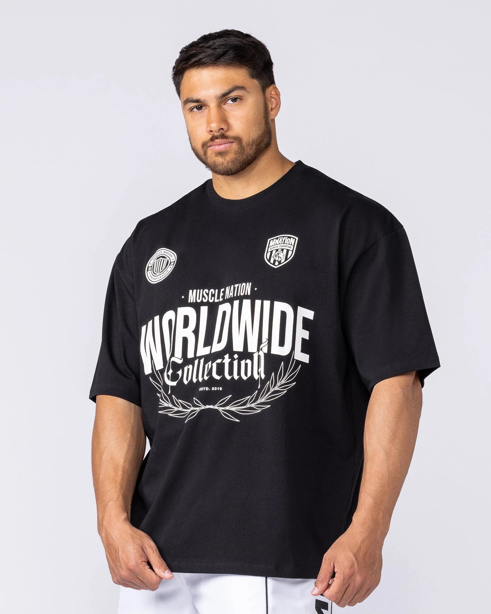 Worldwide Collection Oversized Tee - Black - Image 4