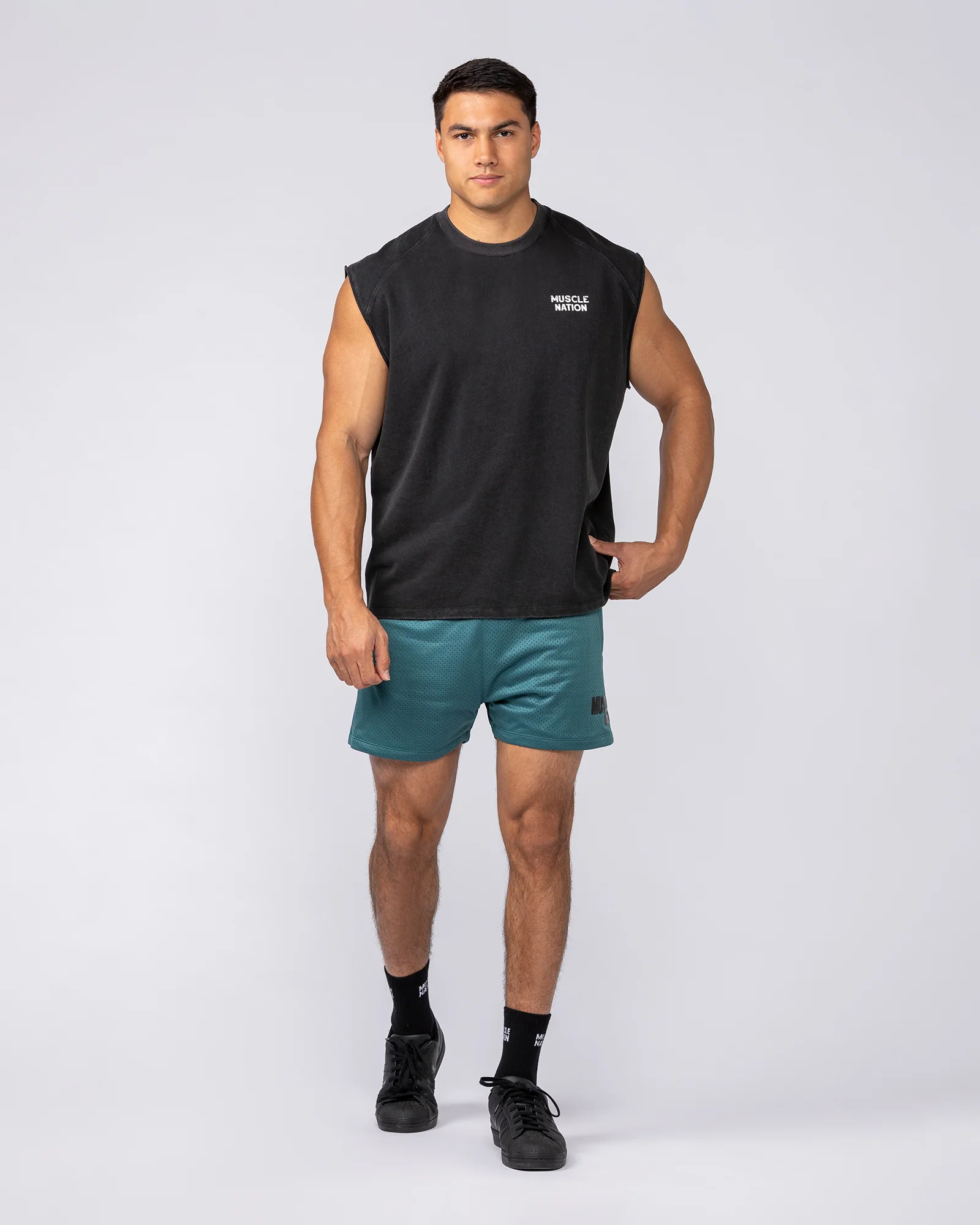 Worldwide Lay Up 3.5" Shorts - Shark - Image 7
