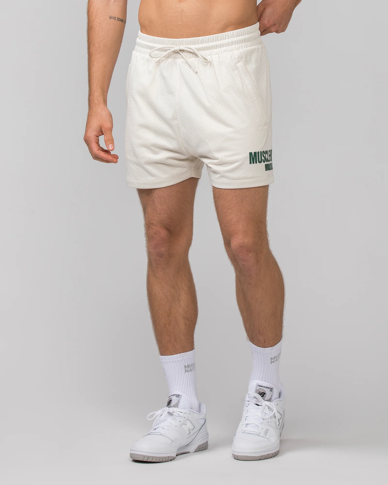 Worldwide Lay Up 3.5" Shorts - Travertine - Image 2