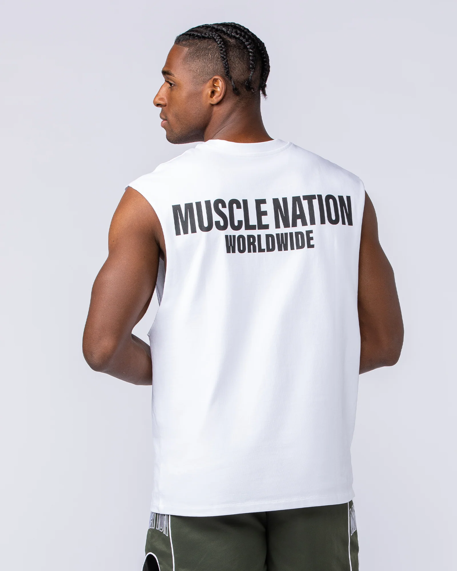 Worldwide Muscle Tank - White - Image 4