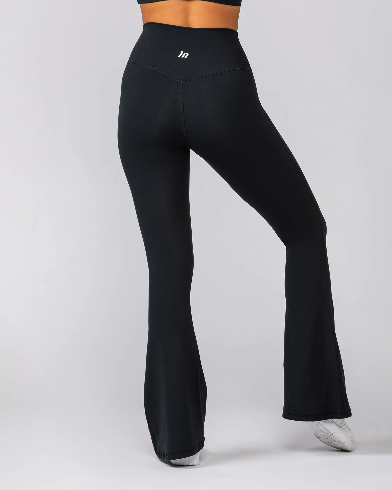 Zero Rise Everyday Flare Leggings - Black - Image 4