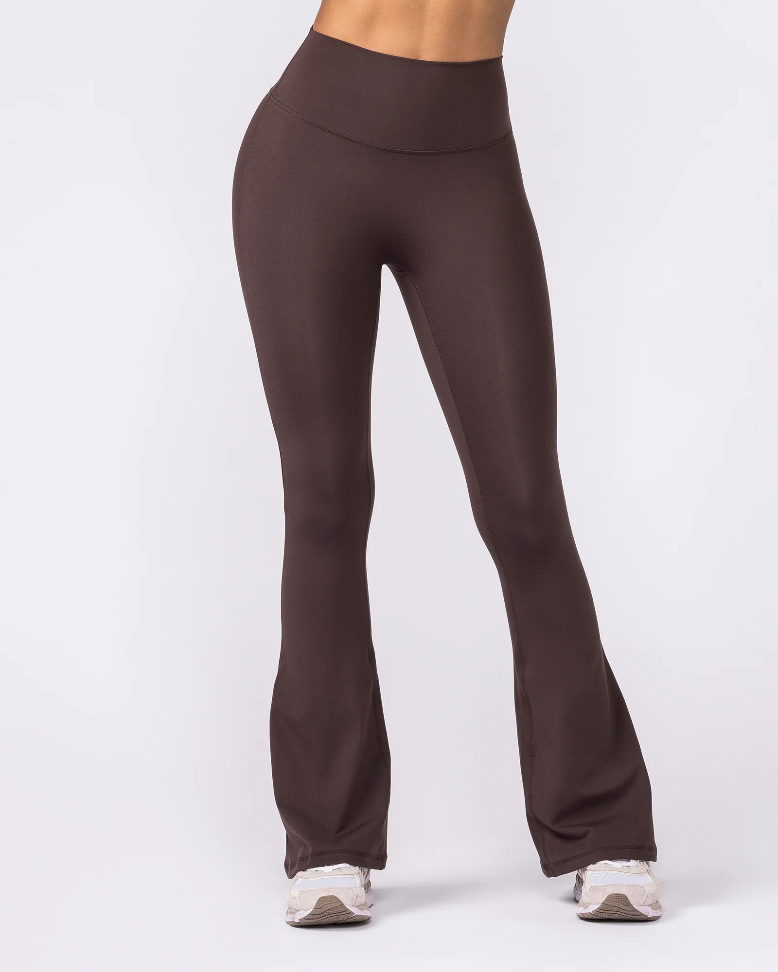 Zero Rise Everyday Flare Leggings - Cocoa - Image 3